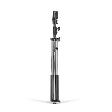 Manfrotto 008CSU - statyw oświetleniowy (131-212cm, udźwig 30kg, 3-sekcyjny, czarny) - złożony