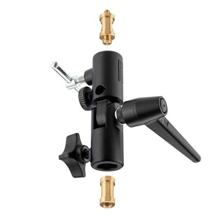Manfrotto 026 - adapter na statyw, mocowanie do lamp i parasolek