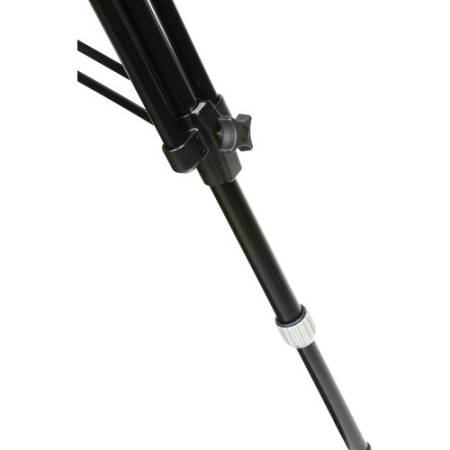 Manfrotto 028B - statyw Alu Triman (77-227cm, udźwig 14kg, 3-sekcyjny) - łączenie sekcji nóg