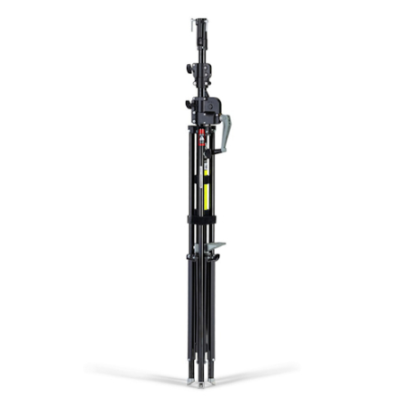 Manfrotto 087NWB - statyw oświetleniowy Wind Up (167-370cm, udźwig 30kg, 3-sekcyjny) - złożony
