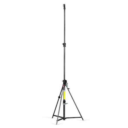 Manfrotto 087NWB - statyw oświetleniowy Wind Up (167-370cm, udźwig 30kg, 3-sekcyjny) - rozłożony