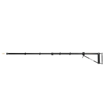 Manfrotto 098B - ramię, wysięgnik Boom do statywu oświetleniowego mocowany do ściany (2-sekcyjny, udźwig 4,5kg, 120-210cm)
