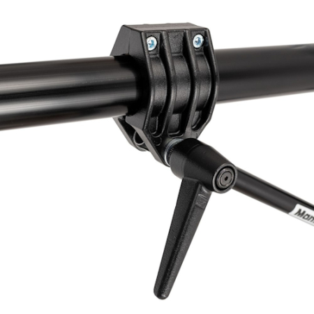 Manfrotto 098B - ramię, wysięgnik Boom do statywu oświetleniowego mocowany do ściany (2-sekcyjny, udźwig 4,5kg, 120-210cm) - zbliżenie