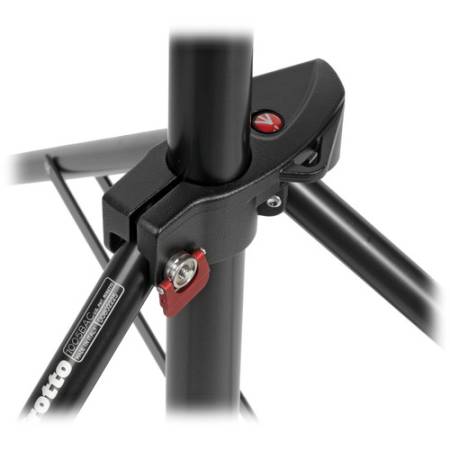Manfrotto 1005BAC - statyw oświetleniowy Alu (118-273cm, udźwig 10kg, 3-sekcyjny) - zbliżenie