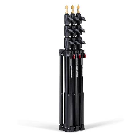 Manfrotto 1051BAC-3 - zestaw, 3x statyw oświetleniowy 1051BAC, 75-211cm, udźwig 4kg