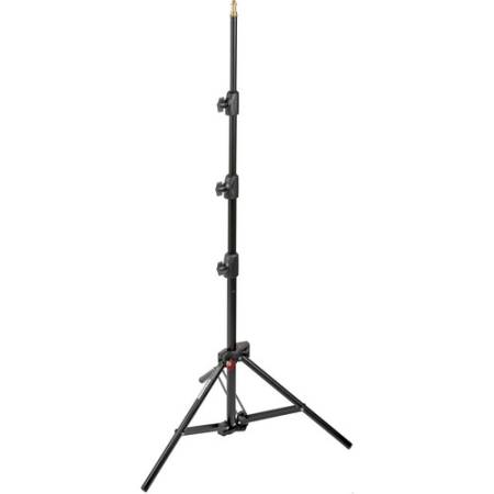 Manfrotto 1051BAC - statyw oświetleniowy Alu (75-211cm, udźwig 4kg, 3-sekcyjny) - rozłożony
