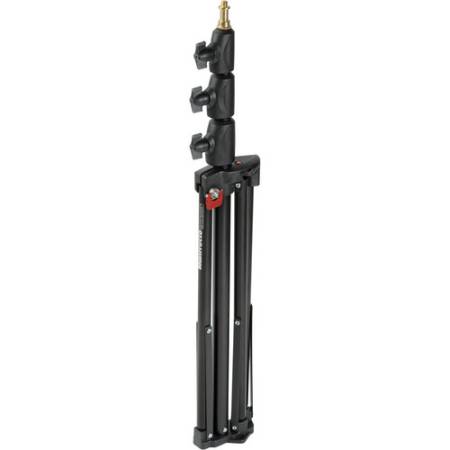 Manfrotto 1051BAC - statyw oświetleniowy Alu (75-211cm, udźwig 4kg, 3-sekcyjny) - złożony