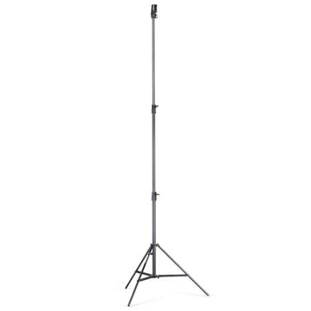 Manfrotto 126BSU - statyw oświetleniowy Heavy Duty (131-333cm, udźwig 40kg, 3-sekcyjny) - rozłożony