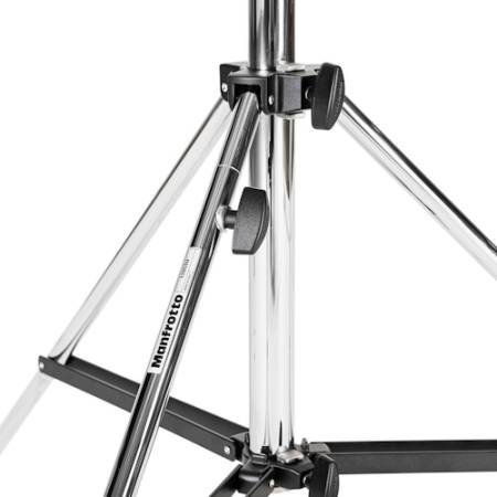 Manfrotto 126CSU - statyw oświetleniowy Heavy Duty (131-333cm, udźwig 40kg, 3-sekcyjny) - zbliżenie