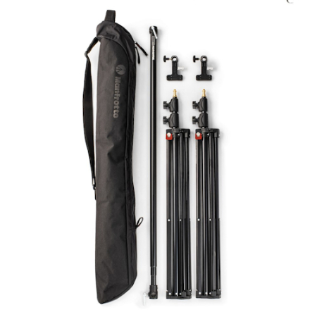 Manfrotto 1314B - kompletny zestaw, system do zawieszania teł - zawartość zestawu