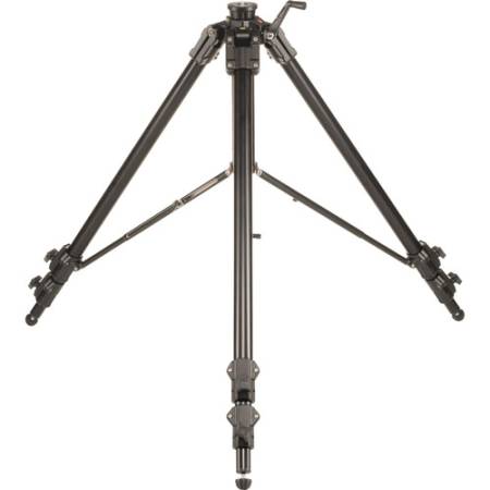 Manfrotto 161MK2B - statyw Alu (44-267cm, udźwig 20kg, 3-sekcyjny) - rozłożony z opuszczoną kolumną