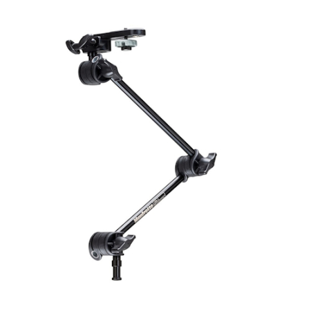 Manfrotto 196B-2 - zestaw, 2-sekcyjne ramię przegubowe Single Arm + uchwyt 143BKT (udźwig 1,5kg, 60,5cm)