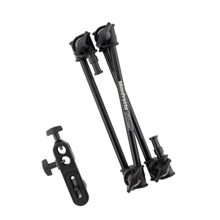 Manfrotto 196B-3 - zestaw, 3-sekcyjne ramię przegubowe Single Arm + uchwyt 143BKT (udźwig 1kg, 85cm)