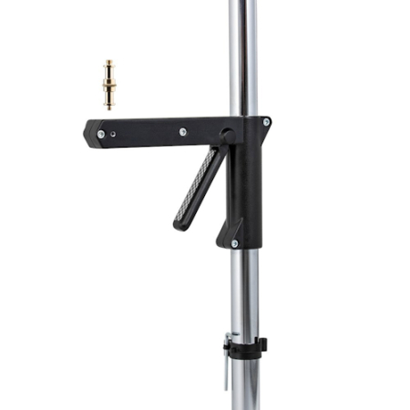 Manfrotto 231ARM - montażowe ramię suwakowe do statywów 231 - przykład użycia