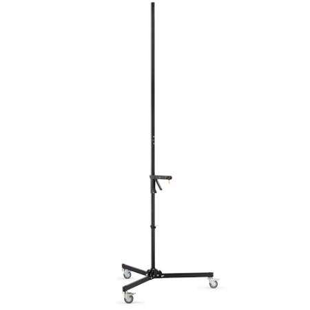 Manfrotto 231B - kolumnowy statyw oświetleniowy na kółkach (35-250cm, udźwig 8kg, 3-sekcyjny, czarny)