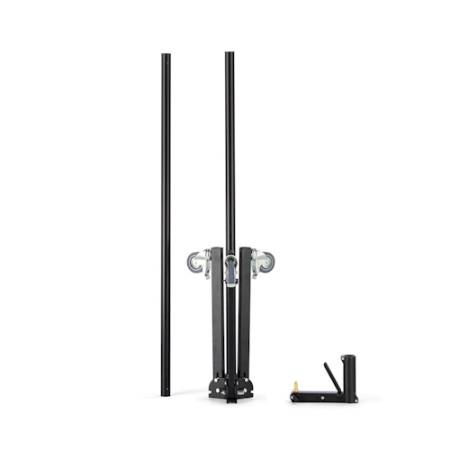 Manfrotto 231B - kolumnowy statyw oświetleniowy na kółkach (35-250cm, udźwig 8kg, 3-sekcyjny, czarny)