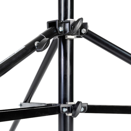 Manfrotto 269HDBU - statyw oświetleniowy High Super Stand (190-730cm, udźwig 10kg, 6-sekcyjny) - noga poziomująca