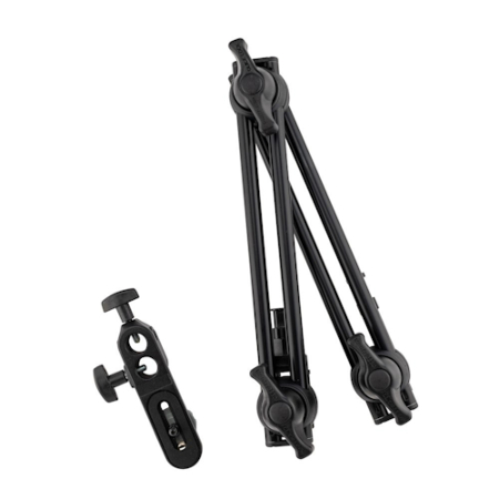 Manfrotto 396B-2 - zestaw, 2-sekcyjne ramię przegubowe Double Arm + uchwyt 143BKT (udźwig 5kg, 62,5cm)