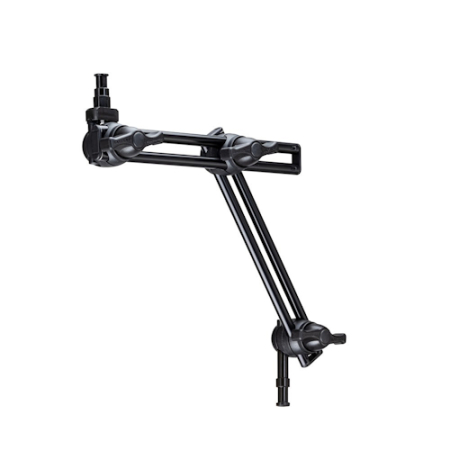 Manfrotto 396B-2 - zestaw, 2-sekcyjne ramię przegubowe Double Arm + uchwyt 143BKT (udźwig 5kg, 62,5cm)