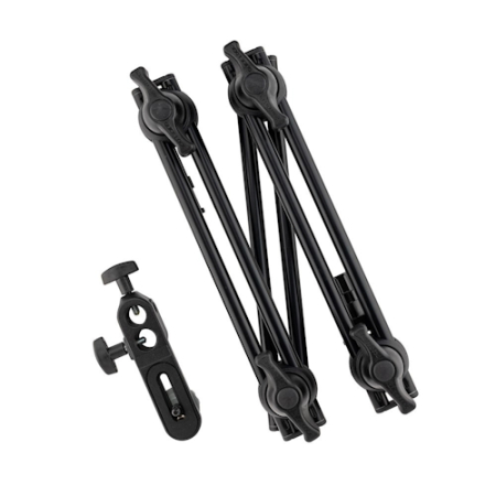 Manfrotto 396B-3 - zestaw, 3-sekcyjne ramię przegubowe Double Arm + uchwyt 143BKT (udźwig 4,5kg, 86cm)