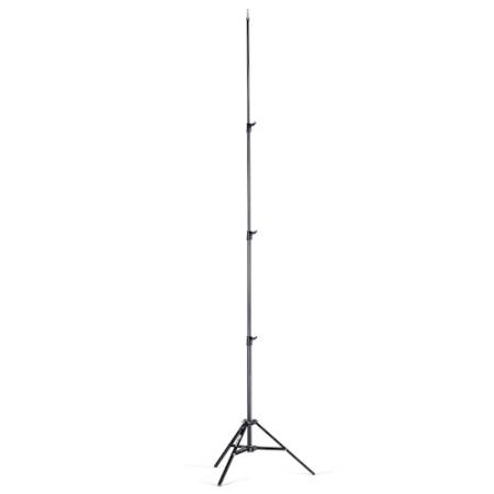 Manfrotto Avenger A0035B - statyw oświetleniowy (126-350cm, udźwig 9kg, 3-sekcyjny, czarny) - rozłożony