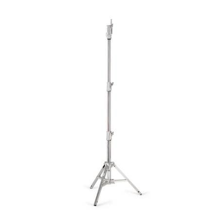 Manfrotto Avenger A1020CS - statyw oświetleniowy Combo 20 (110-198cm, udźwig 35kg, 3-sekcyjny, srebrny) - rozłożony