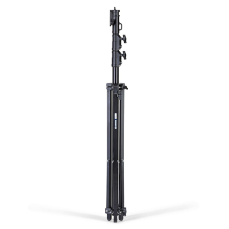 Manfrotto Avenger A1035B - statyw oświetleniowy Combo 35 (168-350cm, udźwig 30kg, 3-sekcyjny, czarny) - złożony
