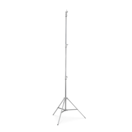 Manfrotto Avenger A1035CS - statyw oświetleniowy Combo 35 (168-350cm, udźwig 40kg, 3-sekcyjny, srebrny) - maksymalnie rozłożony