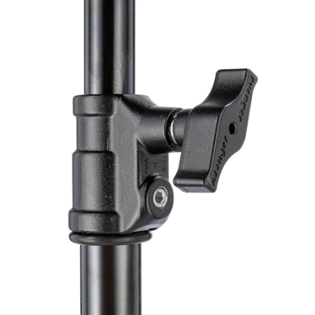 Manfrotto Avenger A2018FCB - statyw oświetleniowy C-Stand (84-175cm, udźwig 8kg, 3-sekcyjny, czarny) - pokrętło