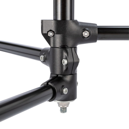 Manfrotto Avenger A2018FCB - statyw oświetleniowy C-Stand (84-175cm, udźwig 8kg, 3-sekcyjny, czarny) - podstawa