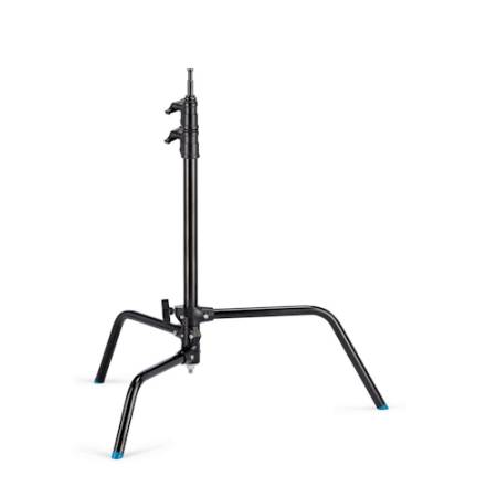 Manfrotto Avenger A2018LCB - statyw oświetleniowy C-Stand z regulacją nogi (84-175cm, udźwig 8kg, 3-sekcyjny, czarny)