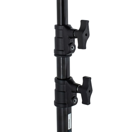 Manfrotto Avenger A2020CB - kolumna do statywu oświetleniowego C-Stand (95-200cm, 3-sekcyjna, czarna) - pokrętła