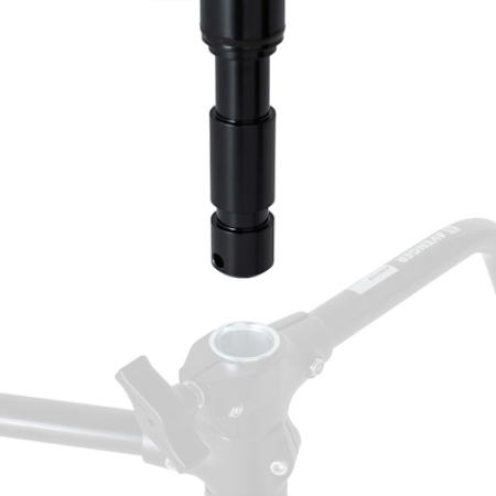 Manfrotto Avenger A2020CB - kolumna do statywu oświetleniowego C-Stand (95-200cm, 3-sekcyjna, czarna) - przykład użycia