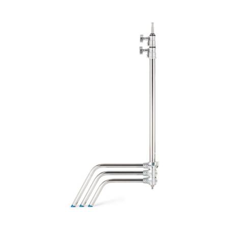 Manfrotto Avenger A2025F - statyw oświetleniowy C-Stand (110-253cm, udźwig 10kg, srebrny) - złożony