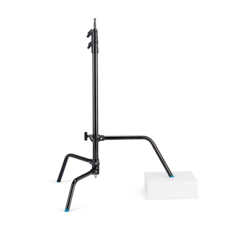 Manfrotto Avenger A2025LCB - statyw oświetleniowy C-Stand z regulacją nogi (110-253cm, udźwig 10kg, czarny) - regulacja nogi