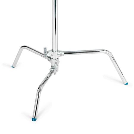 Manfrotto Avenger A2025L - statyw oświetleniowy C-Stand z regulacją nogi (110-253cm, udźwig 10kg, srebrny) - podstawa