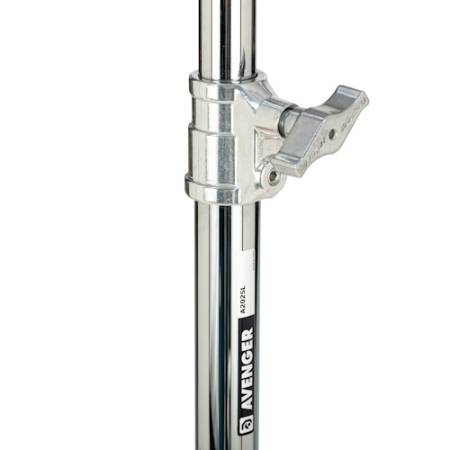 Manfrotto Avenger A2025L - statyw oświetleniowy C-Stand z regulacją nogi (110-253cm, udźwig 10kg, srebrny) - zbliżenie