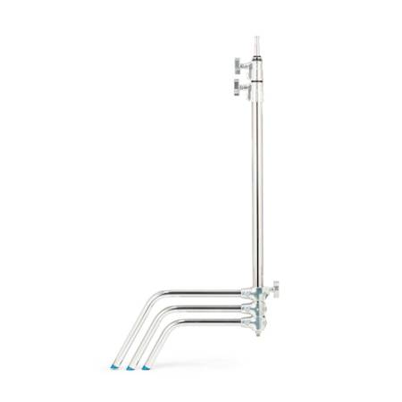 Manfrotto Avenger A2025L - statyw oświetleniowy C-Stand z regulacją nogi (110-253cm, udźwig 10kg, srebrny) - złożony