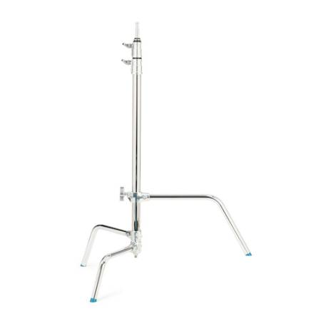 Manfrotto Avenger A2025L - statyw oświetleniowy C-Stand z regulacją nogi (110-253cm, udźwig 10kg, srebrny)