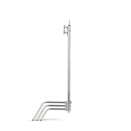 Manfrotto Avenger A2033F - statyw oświetleniowy C-Stand (134-328cm, udźwig 10kg, 3-sekcyjny, srebrny) - złożony