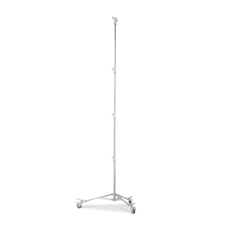 Manfrotto Avenger A5042CS - statyw oświetleniowy na kółkach Junior Roller (166-420cm, udźwig 40kg) - rozłożony