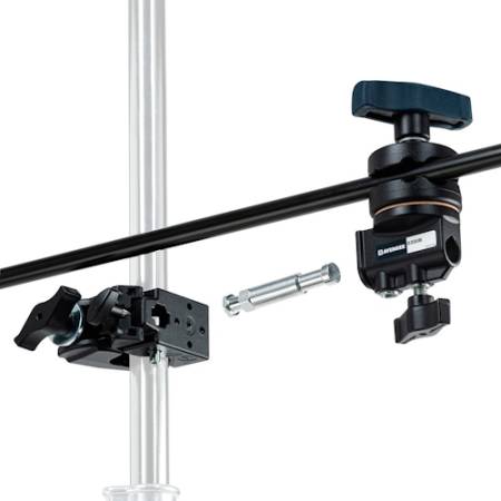 Manfrotto Avenger D800KIT - zestaw akcesoriów oświetleniowych do ram i flag - przykład użycia