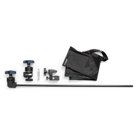 Manfrotto Avenger D800KIT - zestaw akcesoriów oświetleniowych do ram i flag - zawartość zestawu