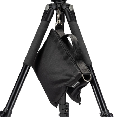 Manfrotto G100-2 - worek na piasek do obciążenia statywu, 6kg - przykład użycia