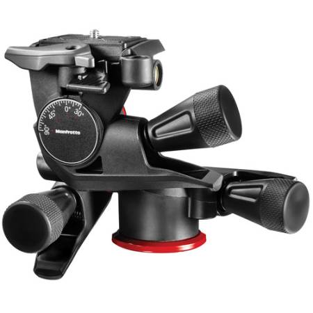 Manfrotto MHXPRO-3WG - głowica fotograficzna, 3-kierunkowa, z przekładnią zębatą (udźwig 4kg, płytka 200PL-14)