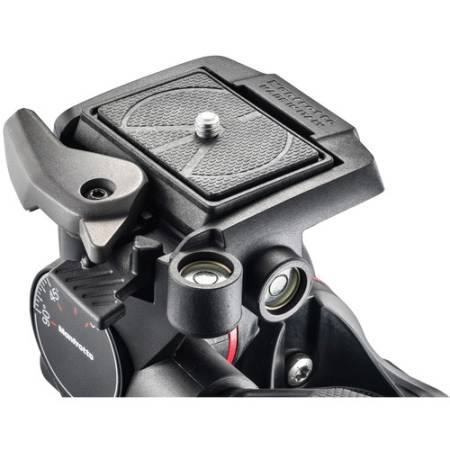 Manfrotto MHXPRO-3WG - głowica fotograficzna, 3-kierunkowa, z przekładnią zębatą (udźwig 4kg, płytka 200PL-14) - płytka