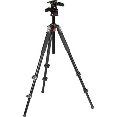 Manfrotto MK055XPRO3-3W - zestaw, statyw MT055XPRO3 + głowica MHXPRO-3W