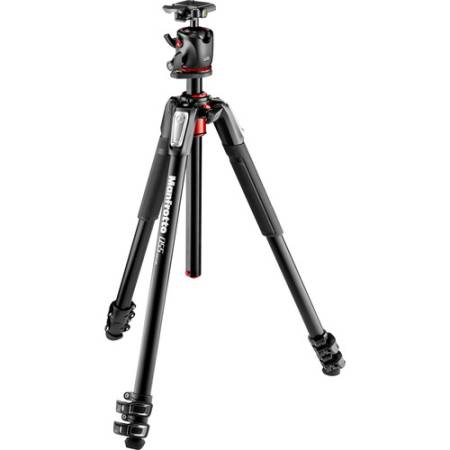 Manfrotto MK055XPRO3-BHQ2 - zestaw, statyw Alu (9-181,5cm, udźwig 15kg) + głowica kulowa