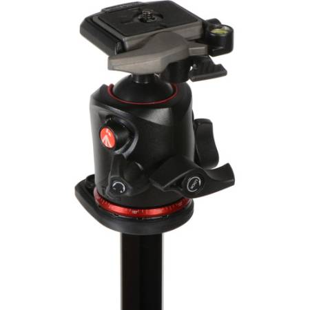 Manfrotto MK055XPRO3-BHQ2 - zestaw, statyw Alu (9-181,5cm, udźwig 15kg) + głowica kulowa - głowica