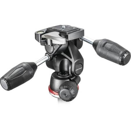 Manfrotto MK190X3-3W1 - zestaw, statyw Alu (21-173cm, udźwig 10kg) + głowica MH804-3 - głowica